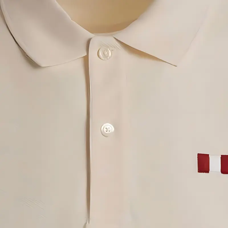 BALLY Flag Embroidered Short Sleeved Polo Shirt-4