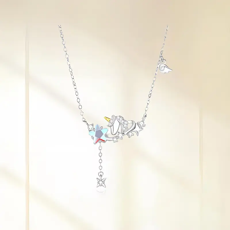 Chongqing Gold Store S925 Silver Necklaces Women's-1