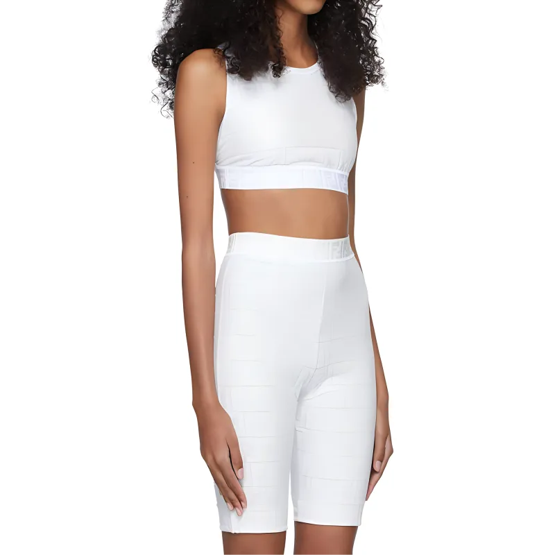 FENDI Tank Tops Women's White-4
