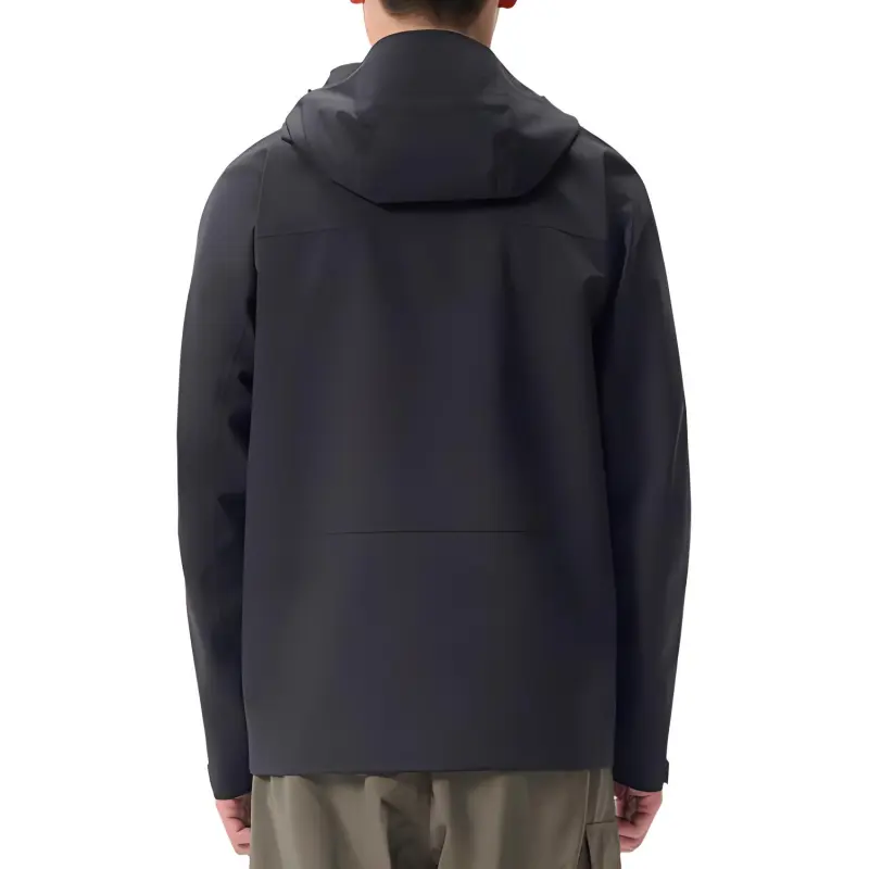 OUTDOOR PRODUCTS Waterproof, Windproof, UV Protection, Breathable, Thermal Windbreaker Jacket Men's Night Black-2