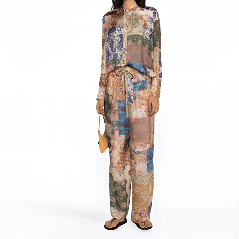 Zimmermann Graphic print Silk Shirt-1