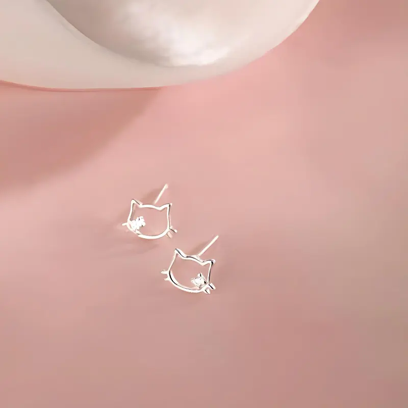 UX Alloy Copper Everyday Decoration Replacement Stud Earrings Women's-3