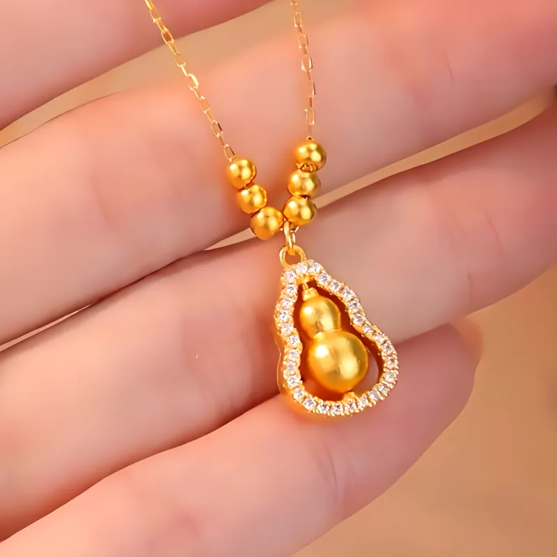 Chongqing Gold Store S925 Silver Necklaces Women's-1