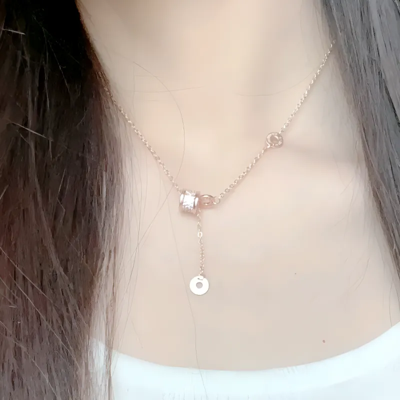 Chongqing Gold Store S925 Silver Necklaces Women's-1
