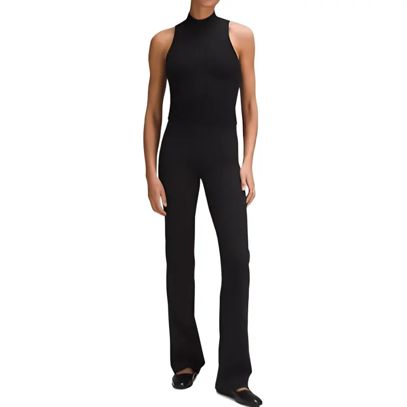 Lululemon Silk-Blend Knit Tank Top Tank Tops Women's Black-2