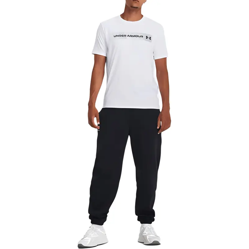 Under Armour T Shirts Men White-2