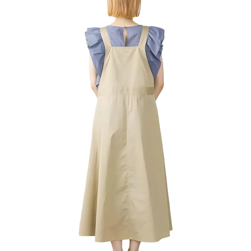 Beams Sleeveless Dresses Women's Beige-1