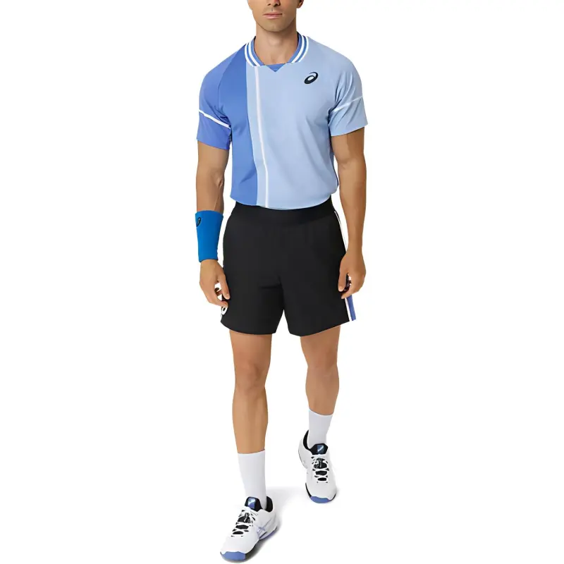 Asics T Shirts Men Blue-3