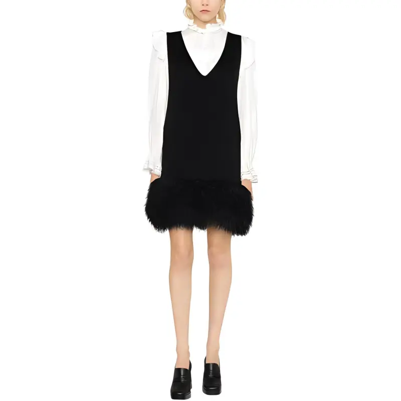 PAROSH Sleeveless Dress Women's Black-1