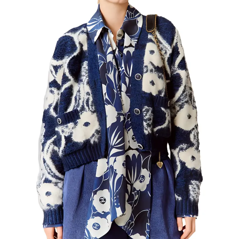CHANEL Knitwear Women's Blue-2