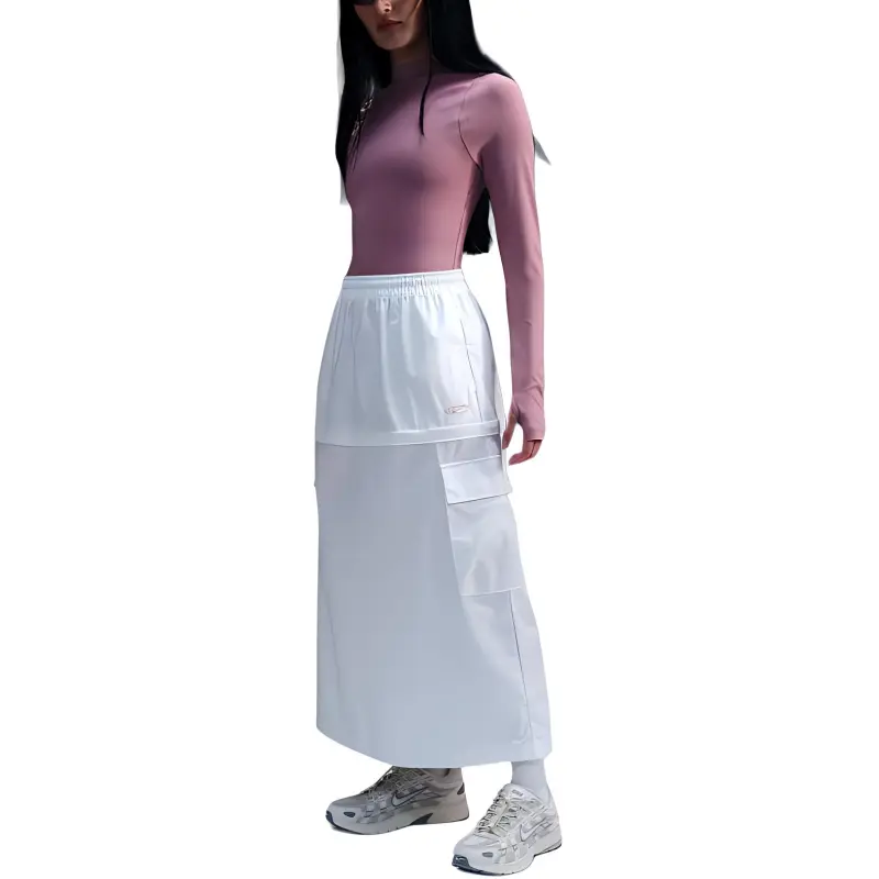 Nike Sportswear Casual Long Skirt Women's White-1