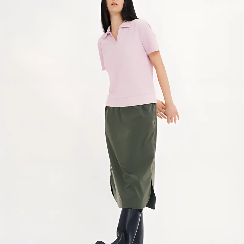 AIGLE Polo Shirt Women's Scented Light Pink-2