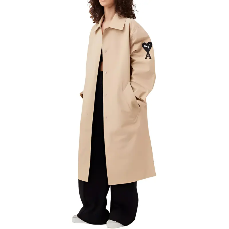 PUMA X Ami W Lightweight Jacket Beige-1
