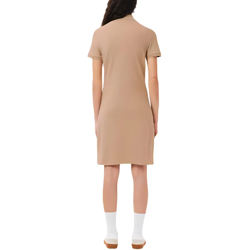 LACOSTE Logo embroidered Polo Dress-2
