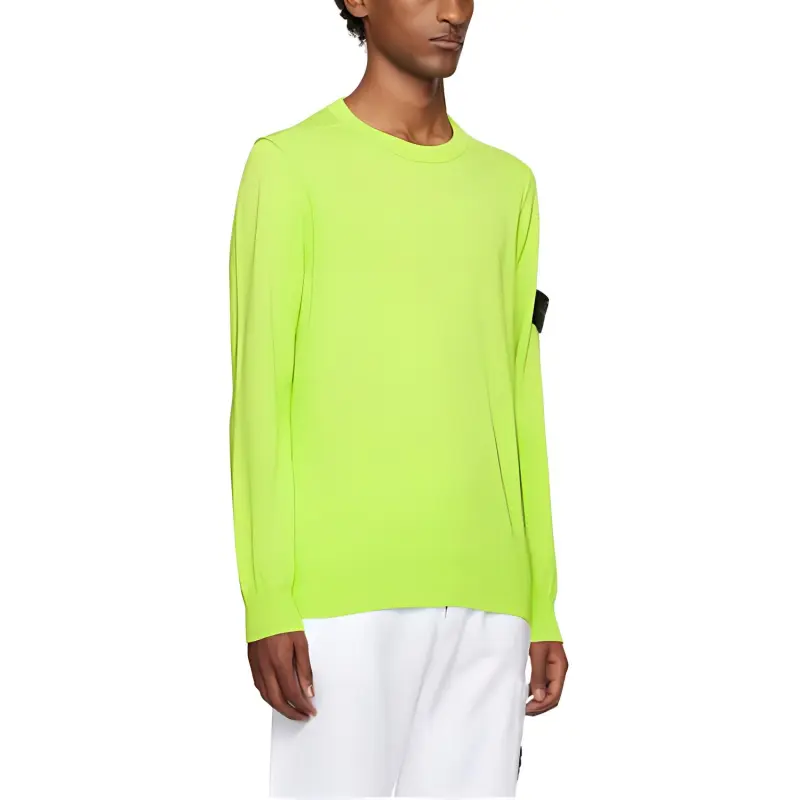 STONE ISLAND Logo Patch Crewneck Sweatshirt-3