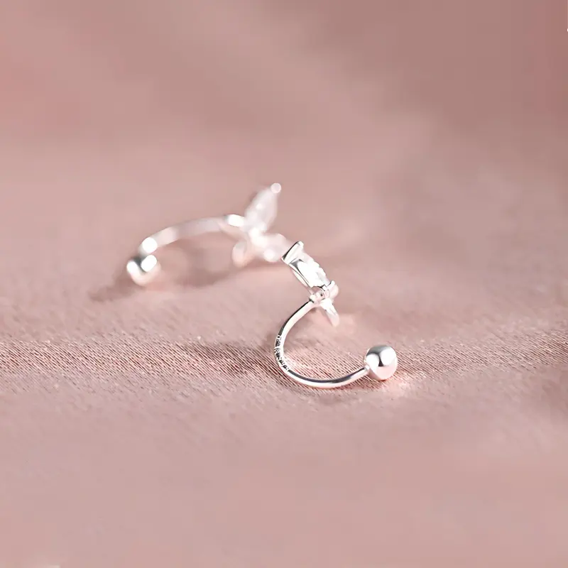 NVBBK Sterling Silver Earrings Women's-3