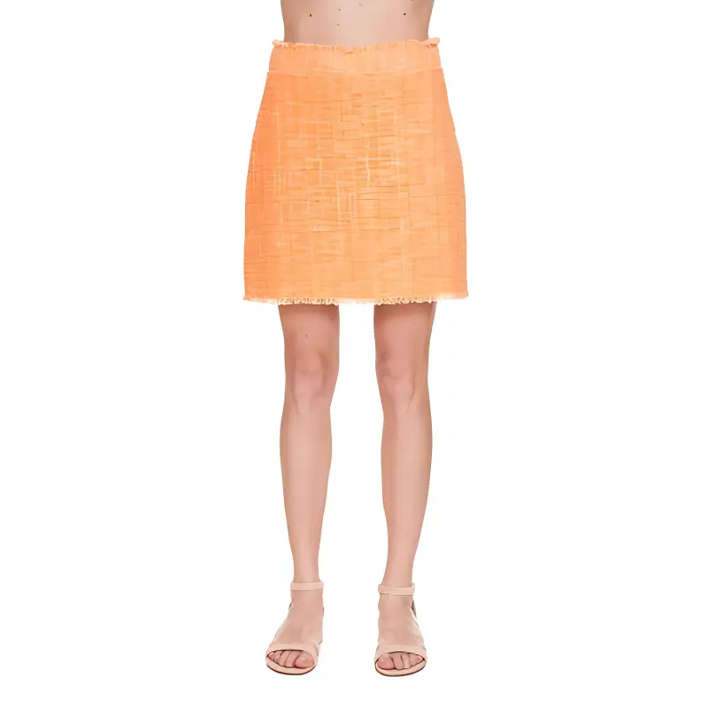 PINKO Casual Short Skirts Women's Orange-1