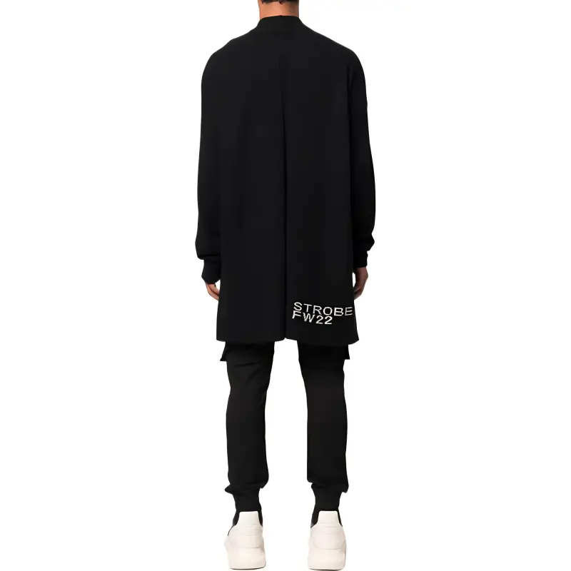 Rick Owens DRKSHDW Slogan Intarsia Mockneck Sweater-2