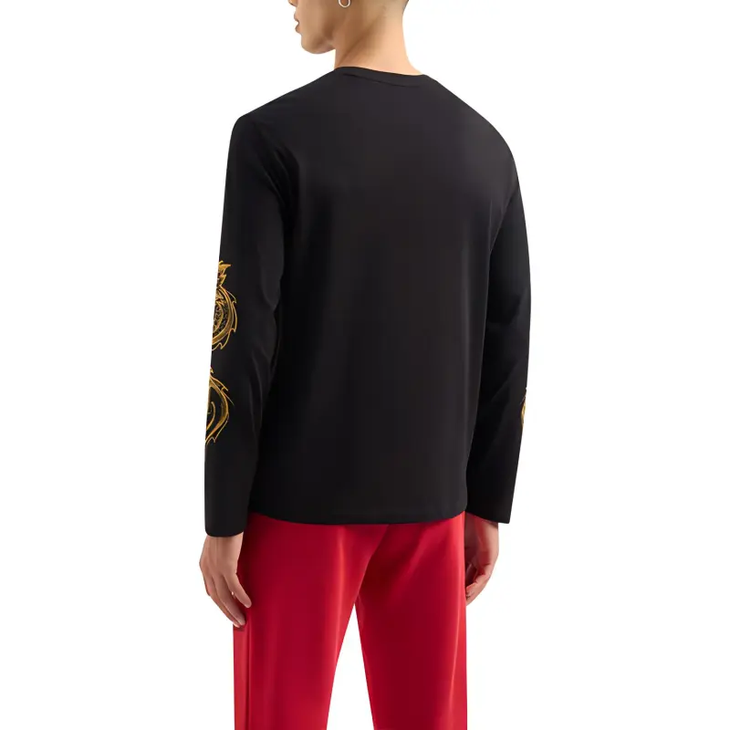 ARMANI EXCHANGE SS24 Sweatshirt Men's Black-3