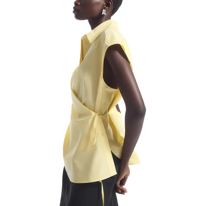 COS Shirts Women's Yellow-3