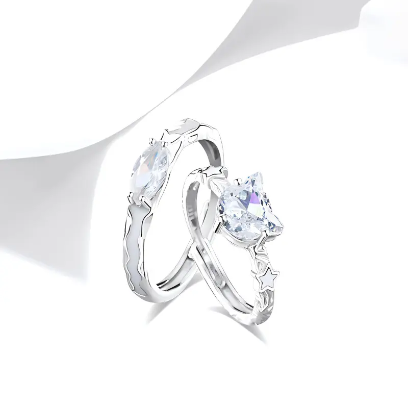 Muyan S999 Fine Silver Rings Unisex-2