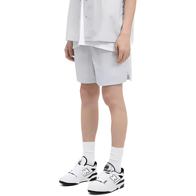 Nice Rice X New Balance Beach Shorts Unisex Gray-4