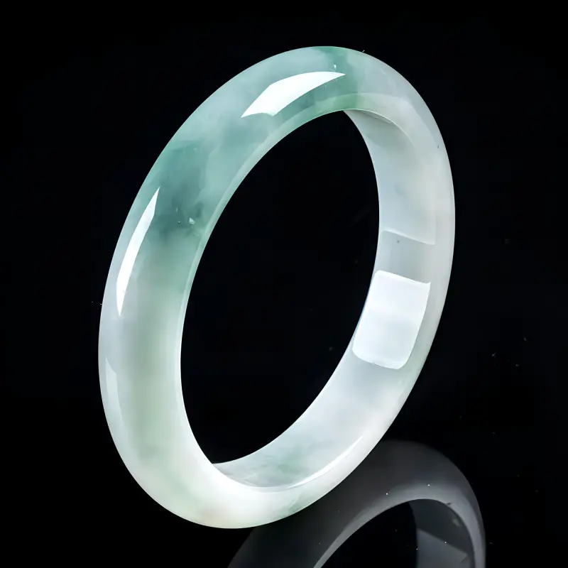 PUPAN Ice Glutinous Jadeite Bangles Unisex-1
