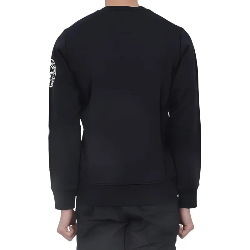 STONE ISLAND Logo Printed Crewneck Sweatshirt-4