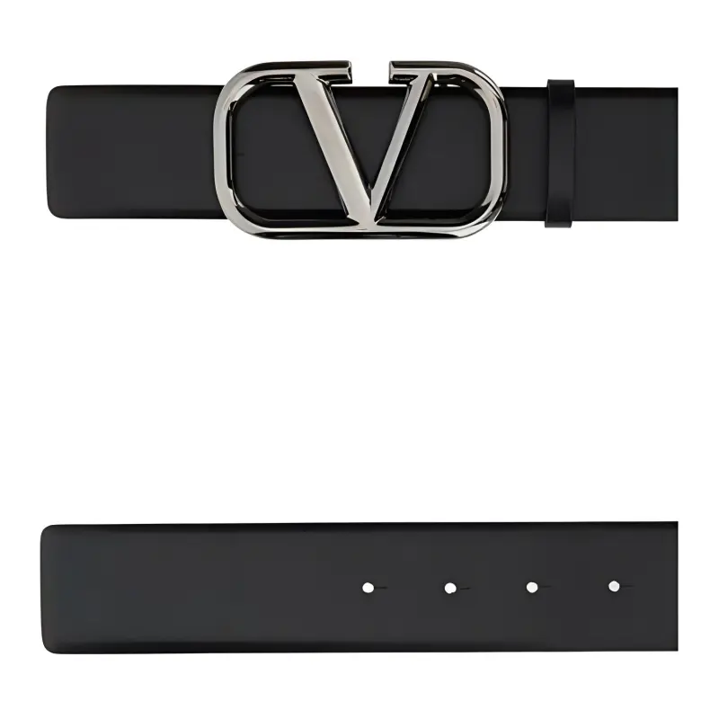 Valentino VLogo Signature Buckled Belt-3