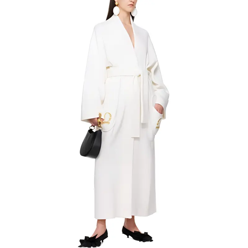 MOSCHINO Coats Women's White-2