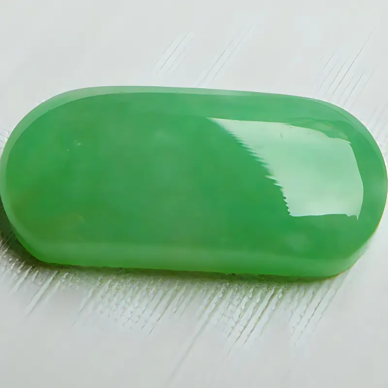 Fei Yan Glutinous Jade Jadeite Ring Face Unisex-3