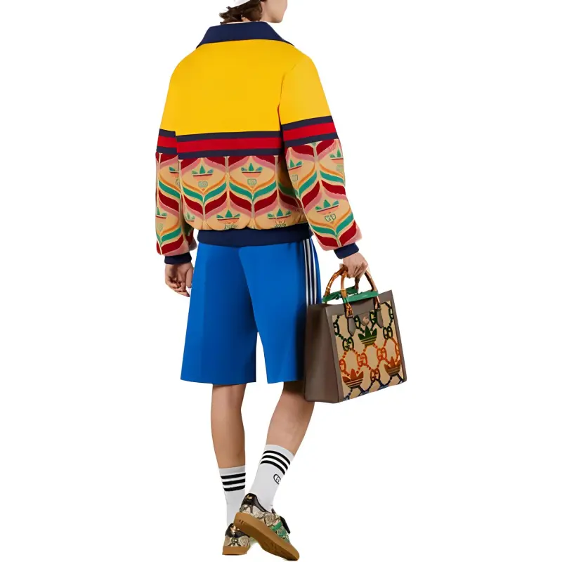 Adidas X GUCCI Casual Shorts Men Blue-2