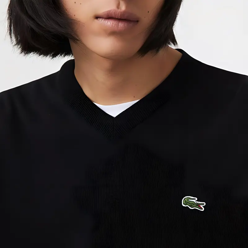 LACOSTE V neck Sweater-5