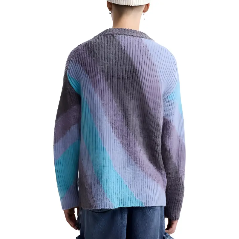 ZARA Sweaters Men Light Purple-3