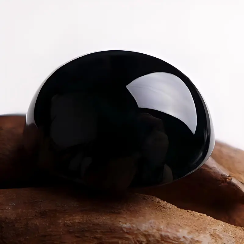 Fei Yan Glutinous Jade Ring Face Unisex-2