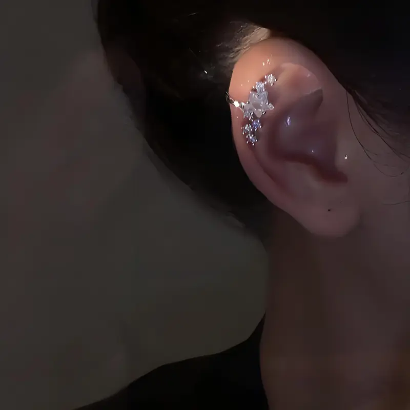 Vegetarian Alloy Clip On Earrings Women's-5