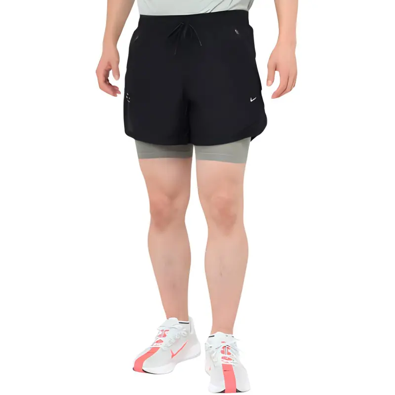 Nike Dri FIT Water Repellent 2 in 1 Running Shorts Casual Shorts Men's Black-3