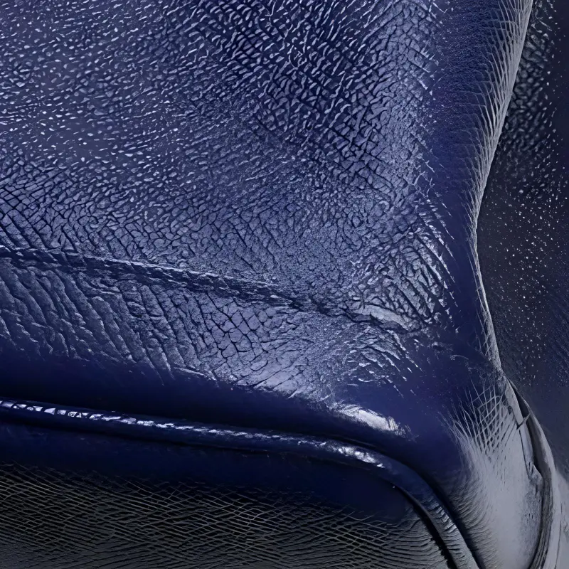 HERMES Garden Party Negonda Calfskin Handbag Women's 2Z Bleu Nuit Midnight Blue-3