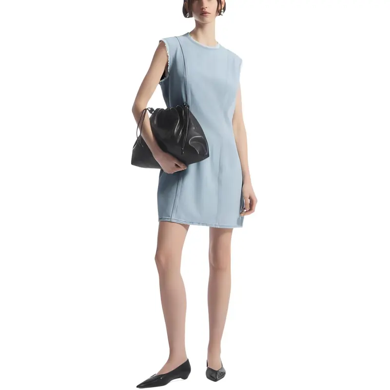 COS Sleeveless Dress Women's Light Blue-1