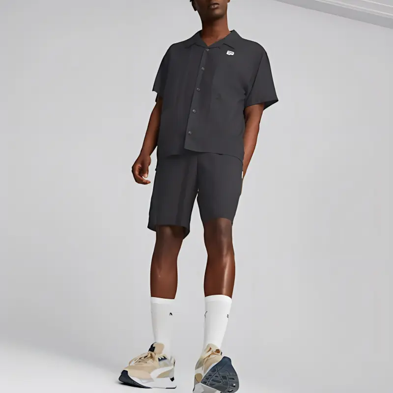 PUMA SS23 Downtown Casual Shorts Men Black-2
