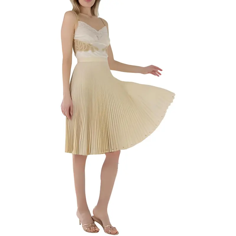 Burberry FW23 Slip Dresses Women's Beige-3