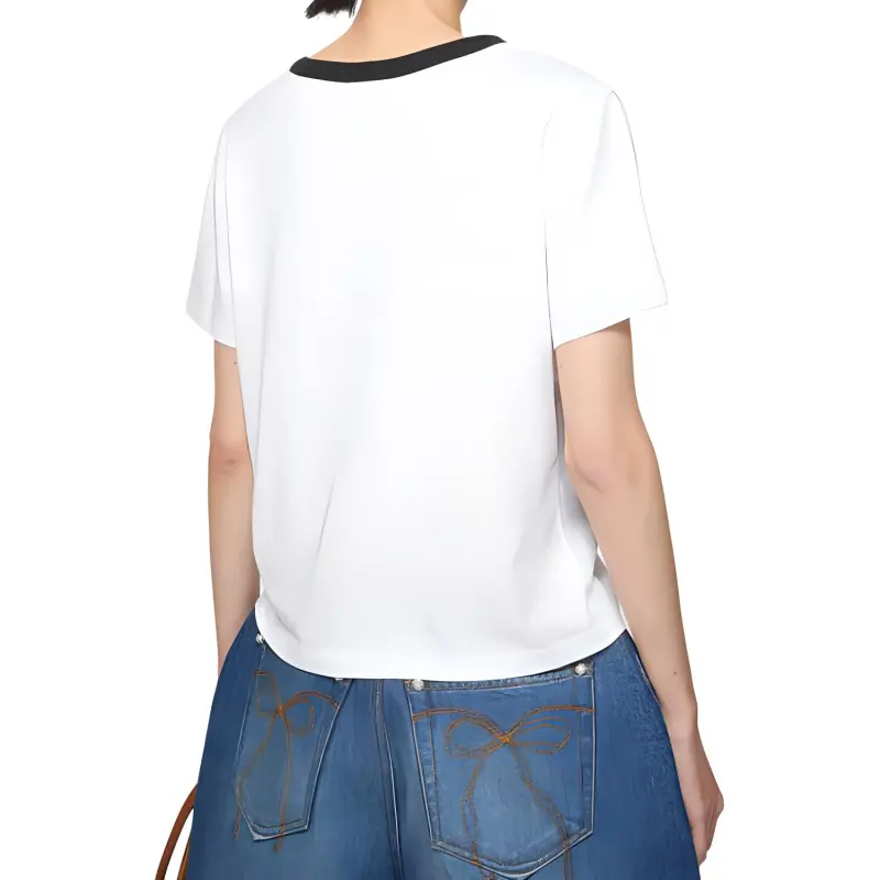 Acne Studios Regular Fit T Shirt 'Optic White'-4