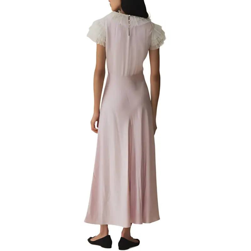 DOEN EVONNA DRESS Short-Sleeved Dresses Women's Purple Daylily-2