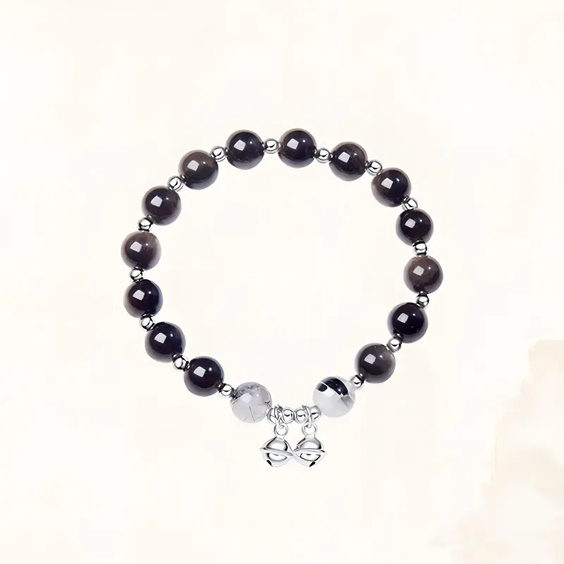MOONS FAME Obsidian Bracelets Women's-2