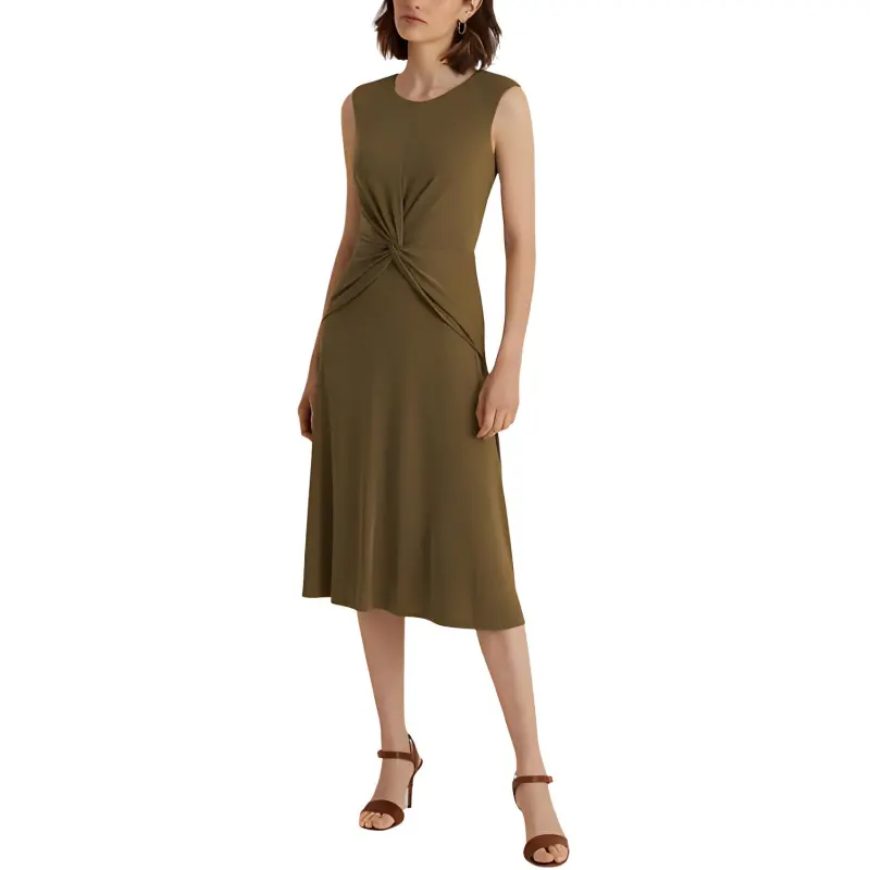 Polo Ralph Lauren Tessane Flared Midi Dress-1