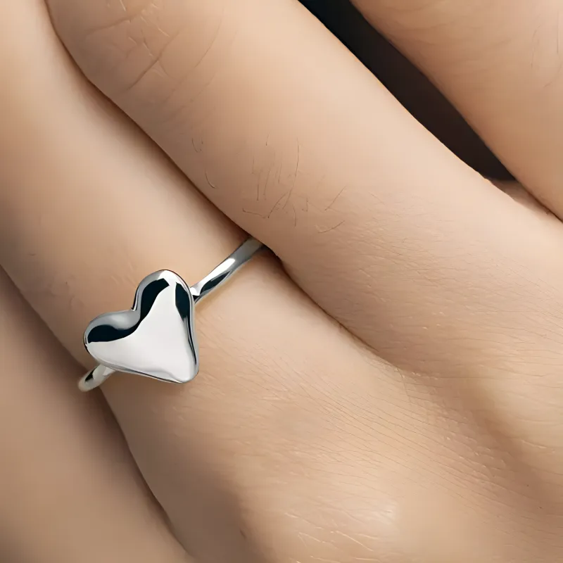 Monica Vinader Heart Stacking Ring-2
