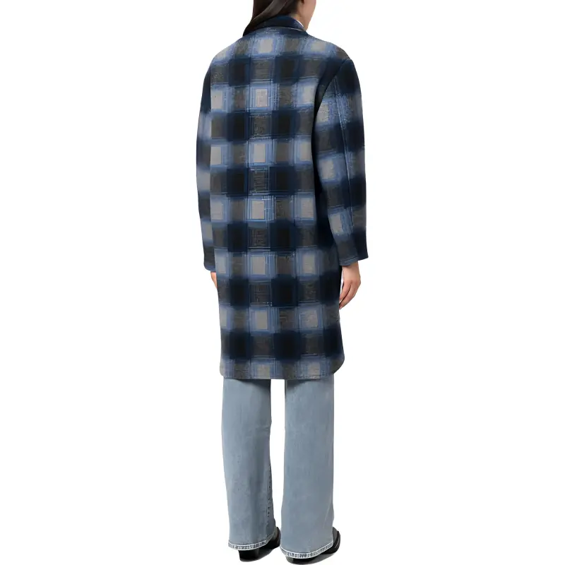 ISABEL MARANT ETOILE Fontizi Check-pattern Midi Coat-2
