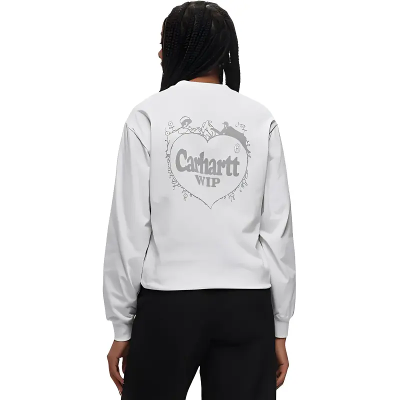 Carhartt WIP L/S Spree Logo print T shirt-2