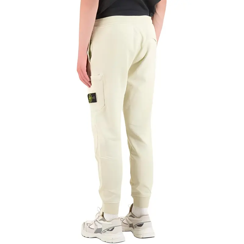 STONE ISLAND Logo Patch Tapered Leg Sweatpants-2