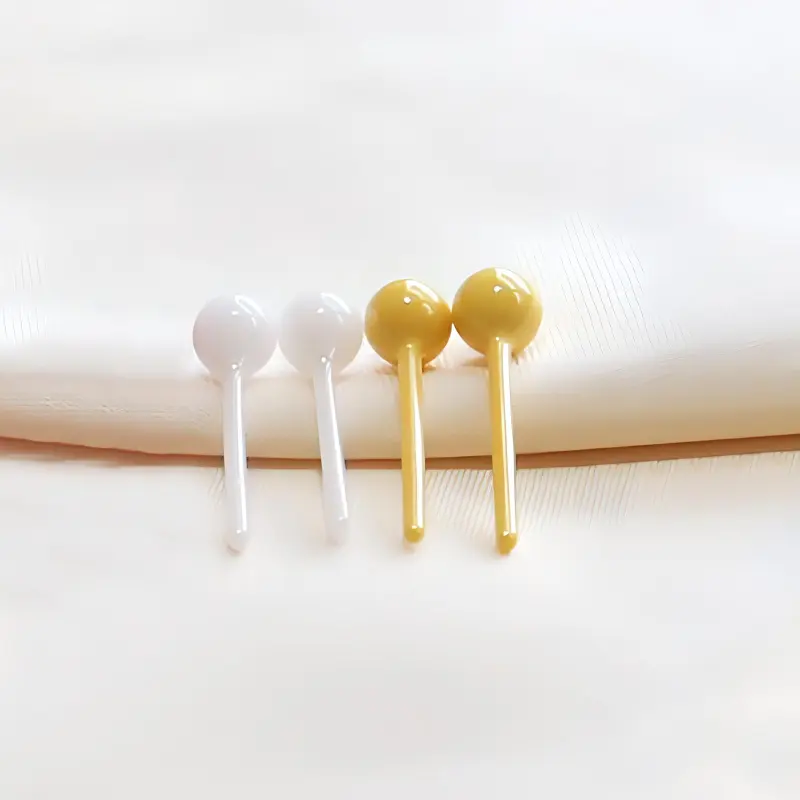 PAYMERY Ceramic Stud Earrings Unisex-2